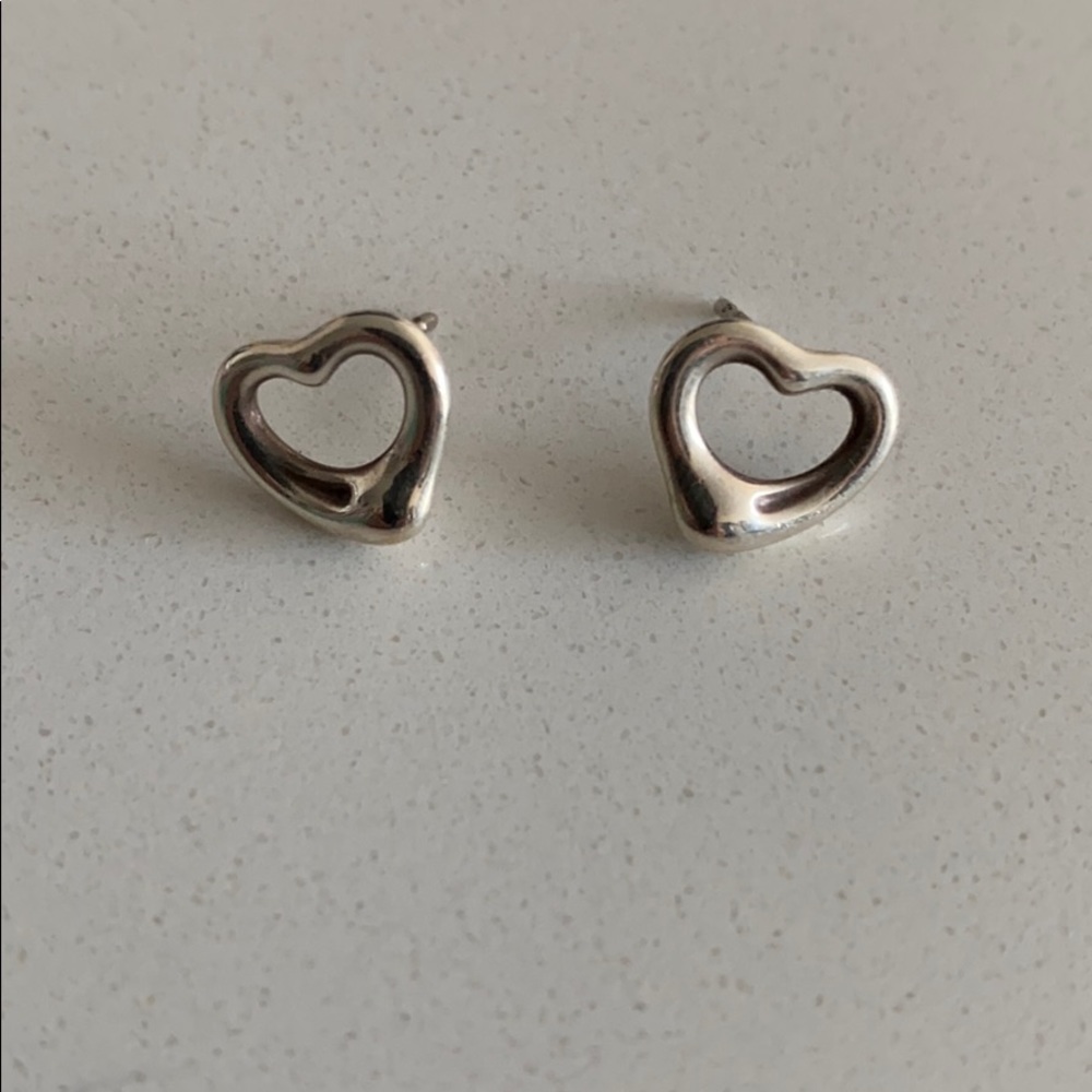 Tiffany & Co. Open Heart Earrings